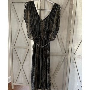 Lucy Love Dress with Leather Belt Tie